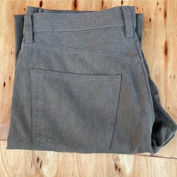 BOSS HUGO BOSS ALABAMA KHAKI TAN JEANS WOOL BLEND FABRIC SIZE 32 - Picture 2 of 9